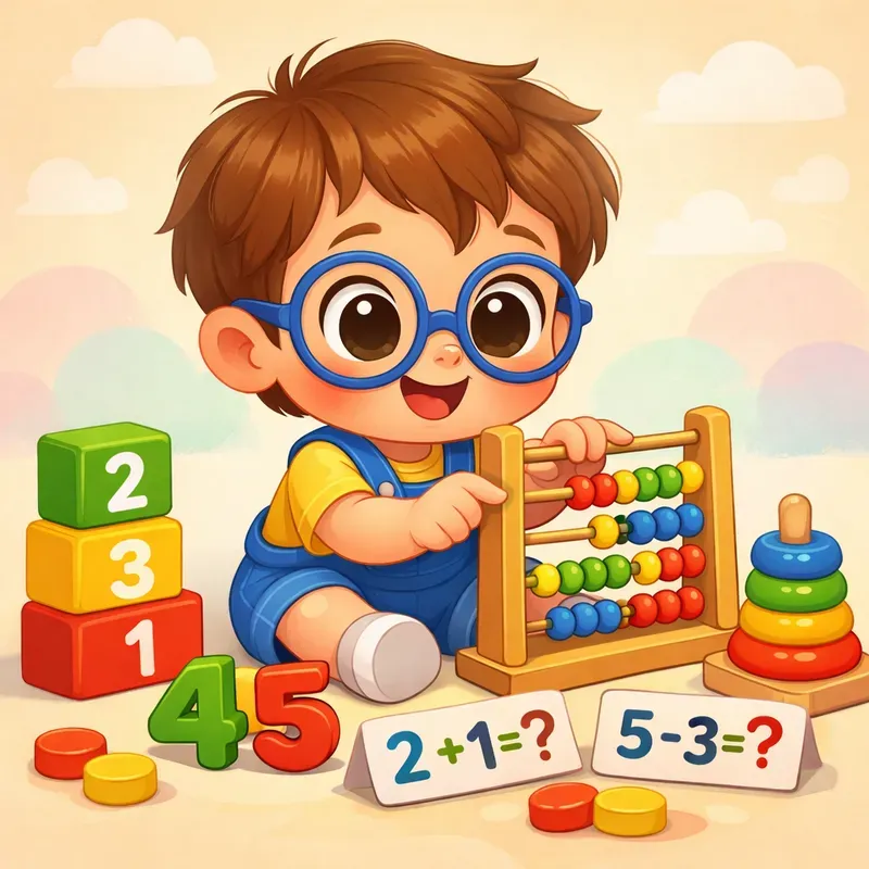 Cute Kids Learning Illustrations