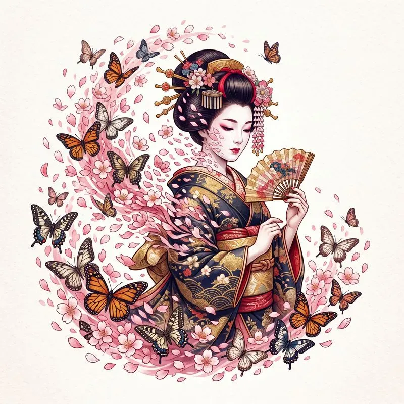 Japanese Sakura Tshirt Designs