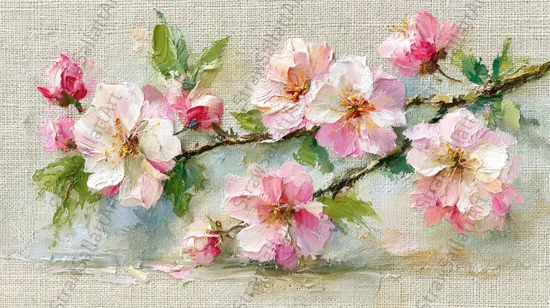 Contemporary Oil Painting Frame Tv Art