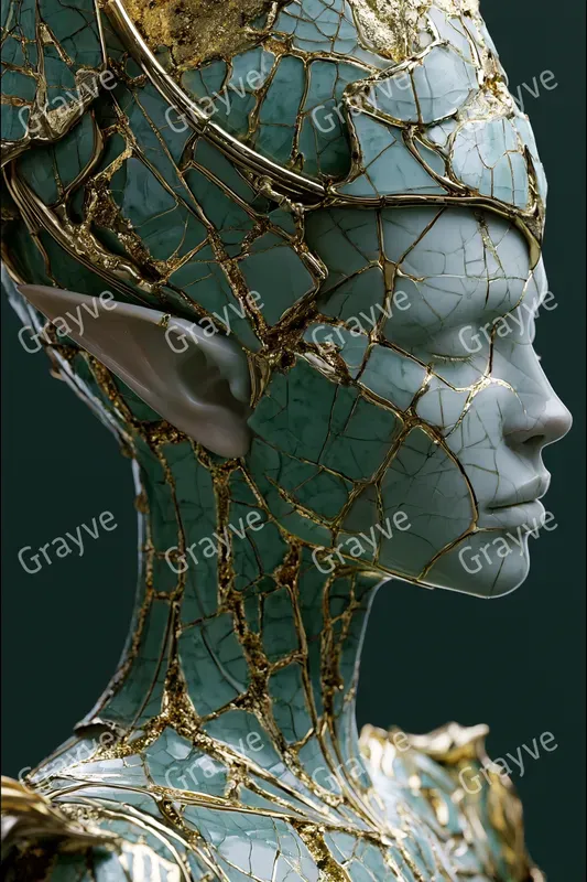 Dark Fantasy Kintsugi Characters