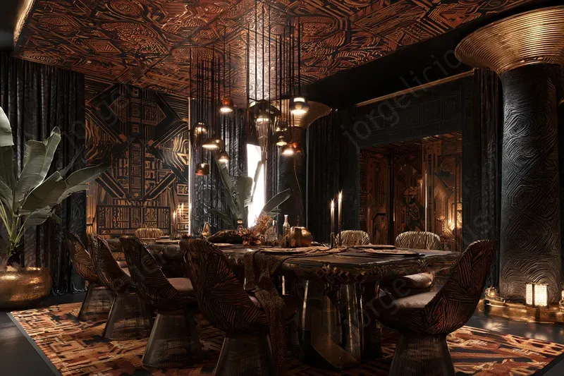 Afrofuturist Interior Designs