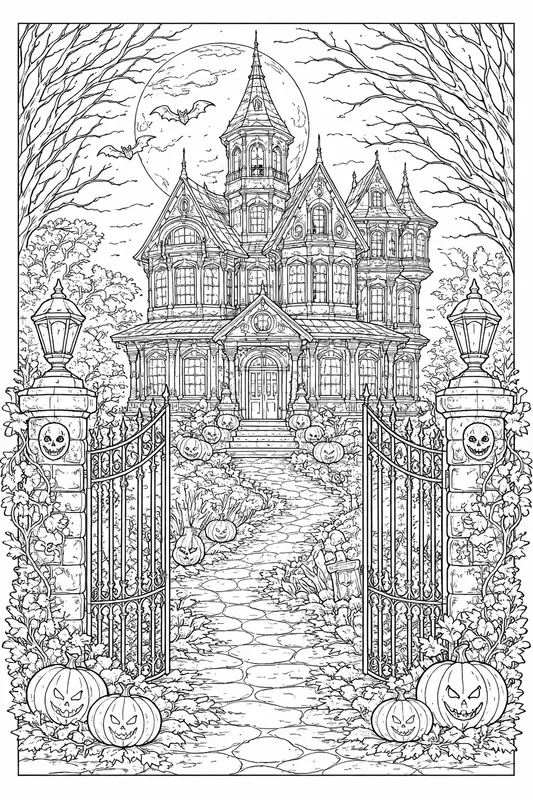 Halloween Coloring Pages Kdp Ready