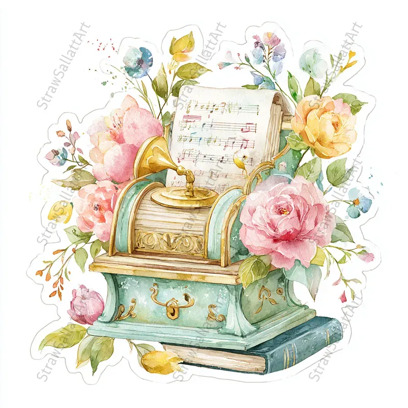 Romantic Sticker Stamperia Clipart Sets