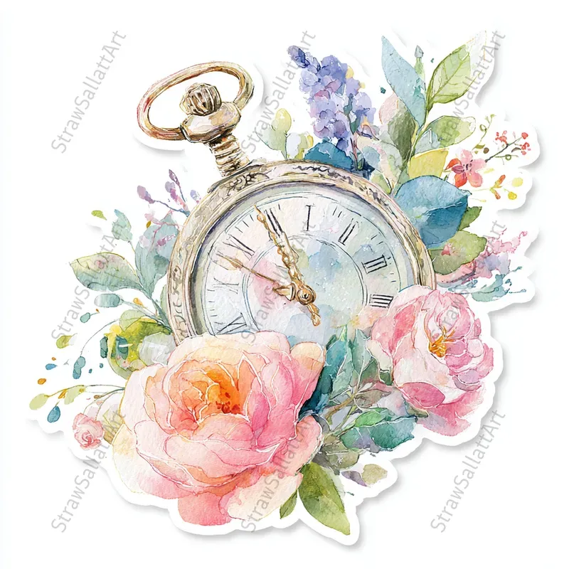 Romantic Sticker Stamperia Clipart Sets