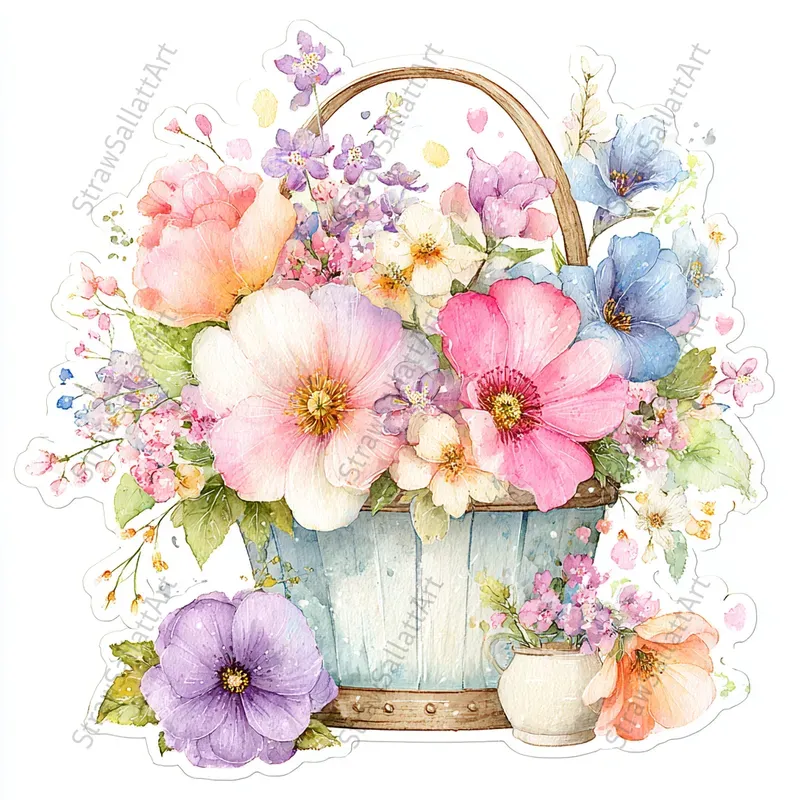 Romantic Sticker Stamperia Clipart Sets