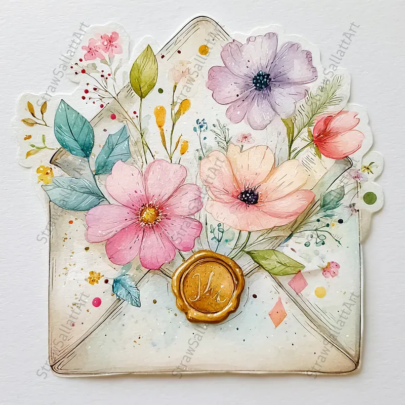 Romantic Sticker Stamperia Clipart Sets