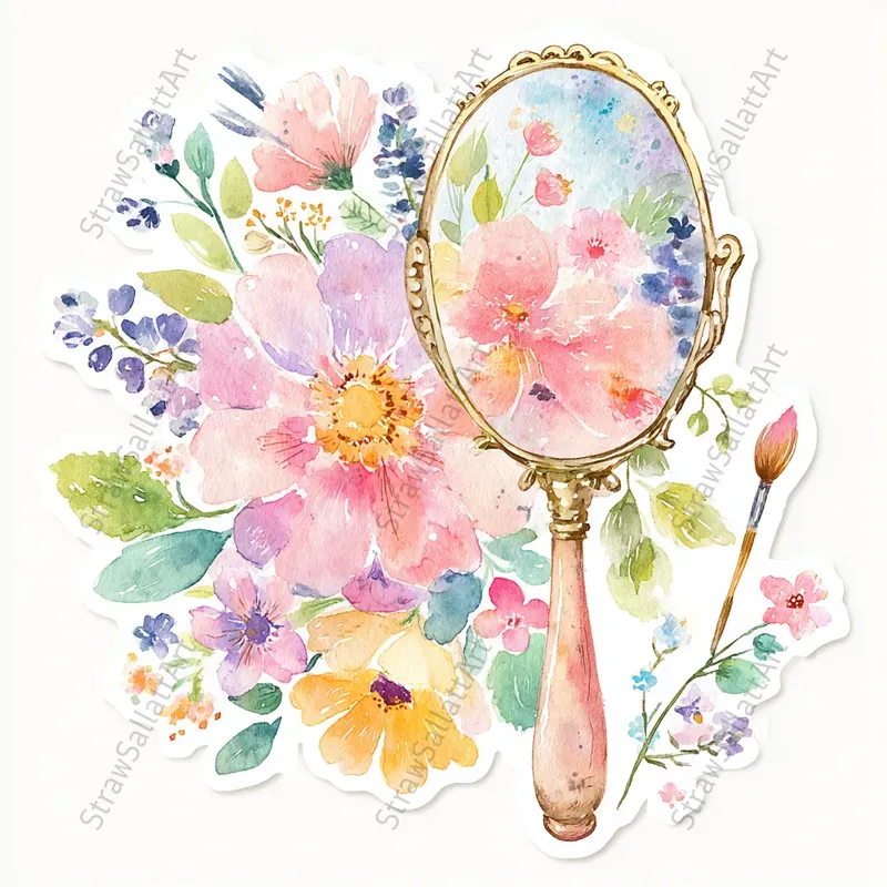 Romantic Sticker Stamperia Clipart Sets