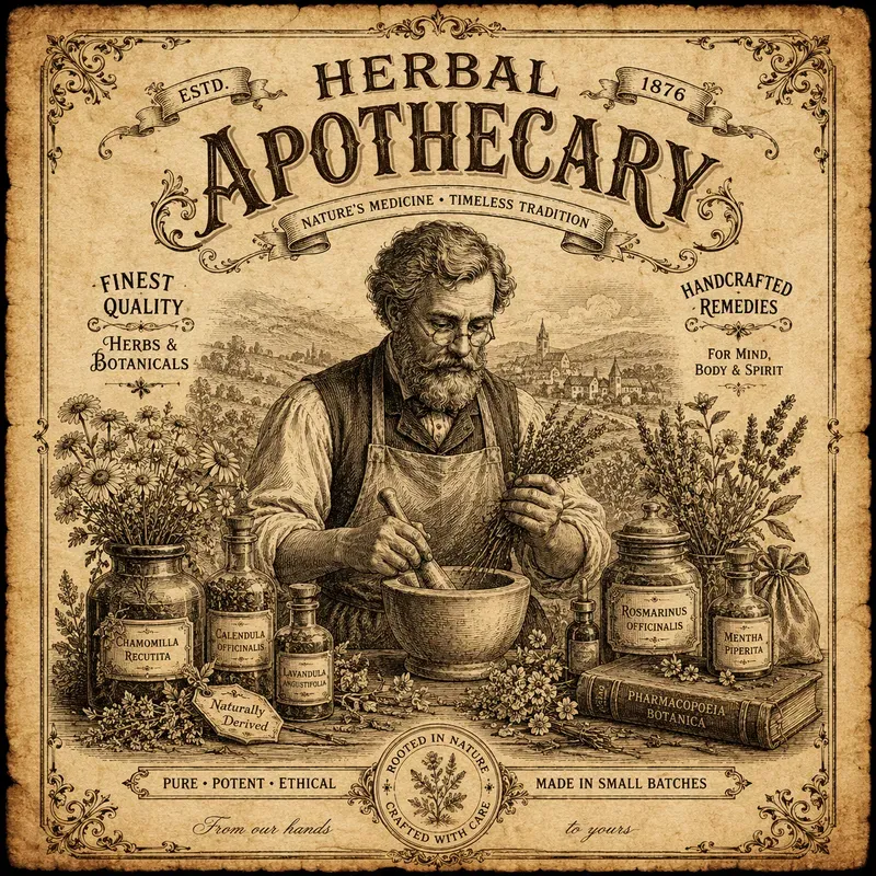 Vintage Rustic Label Art Creators