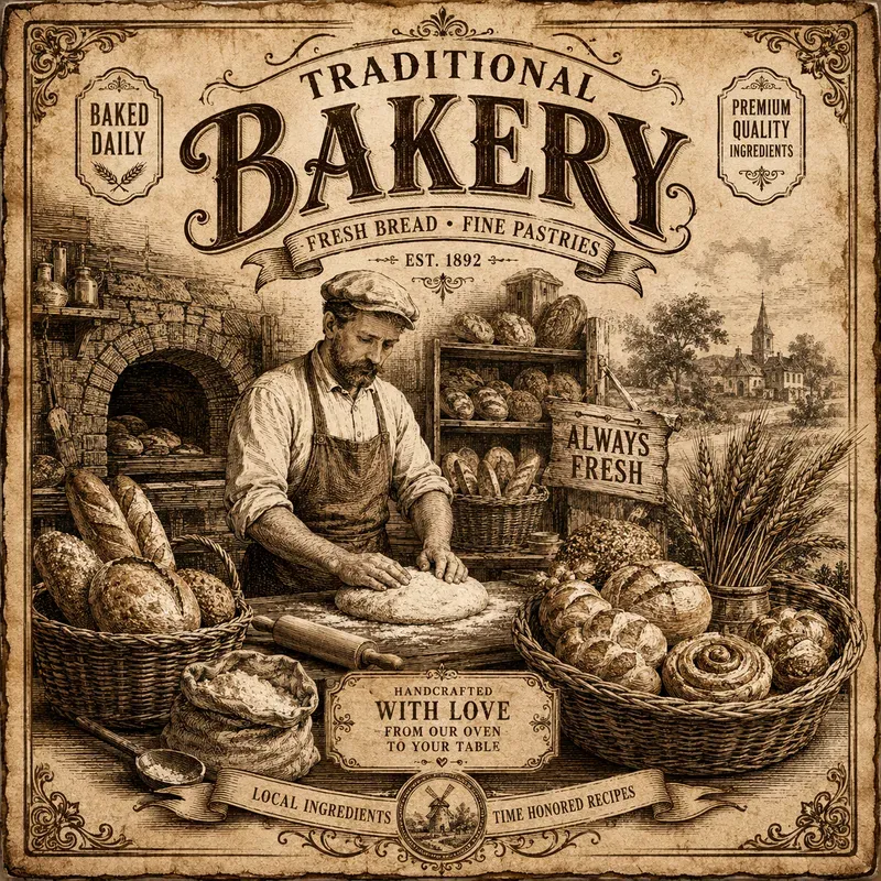 Vintage Rustic Label Art Creators