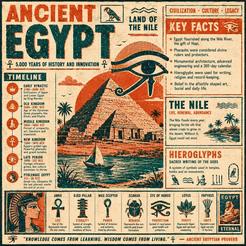 Ancient Civilizations Infographics