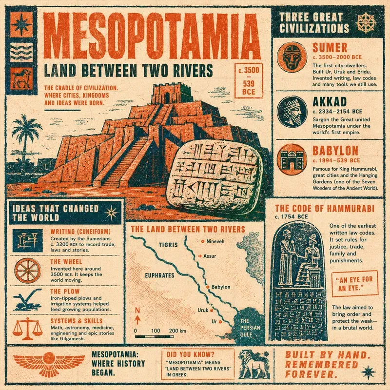 Ancient Civilizations Infographics
