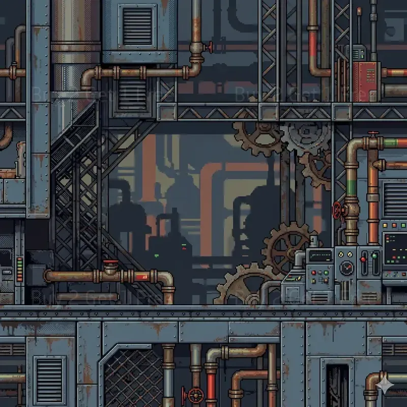 2D Pixel Art Game Texture Backgrounds