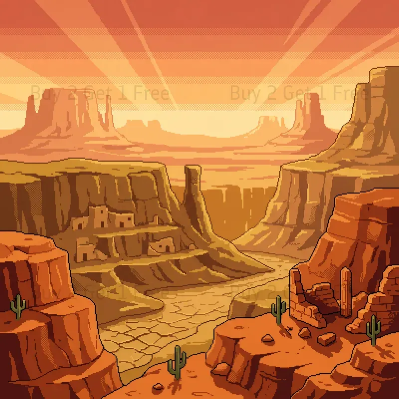 2D Pixel Art Game Texture Backgrounds
