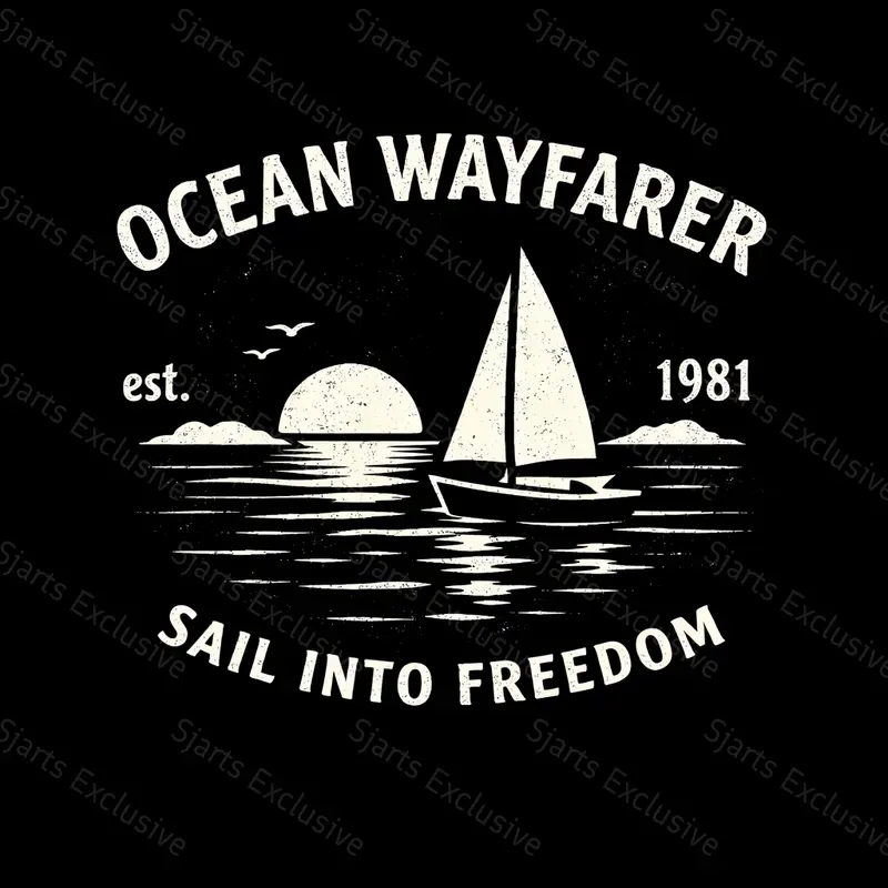 Minimalist Travel Tshirt Graphics