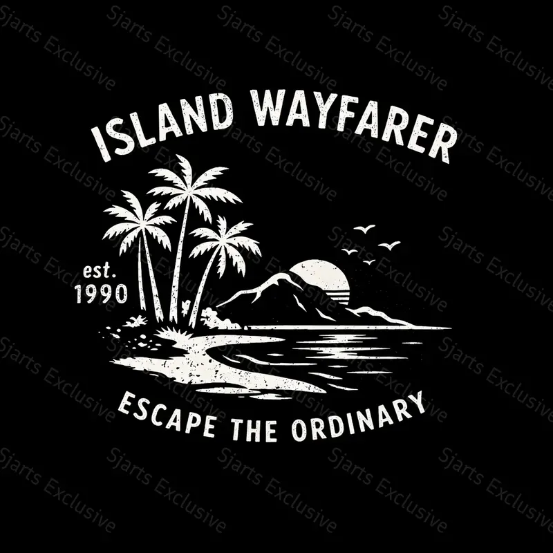 Minimalist Travel Tshirt Graphics