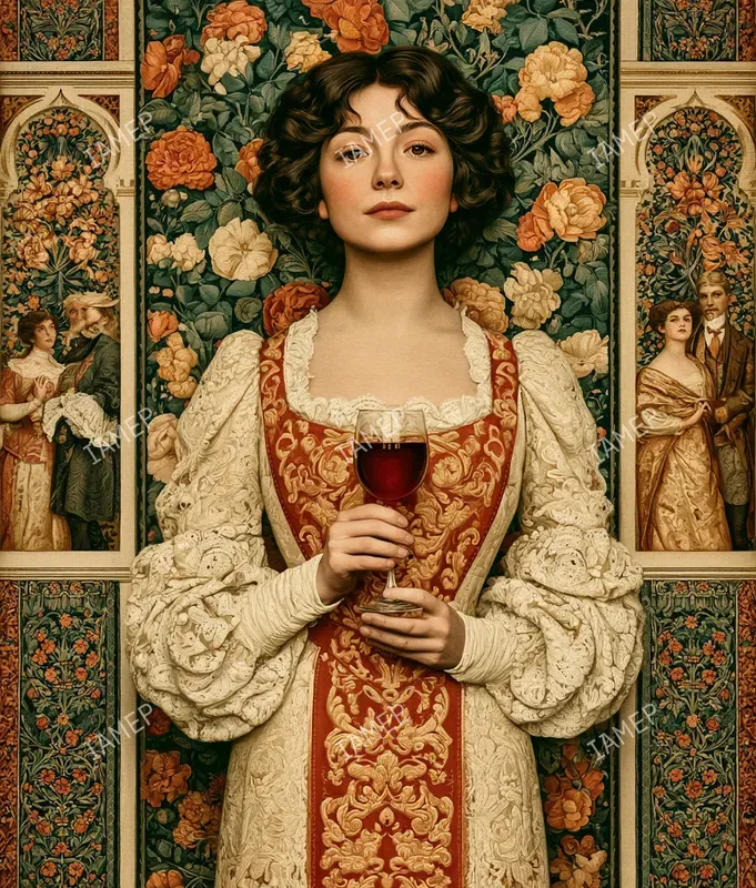 Elegant Aristocratic Oil Scenes