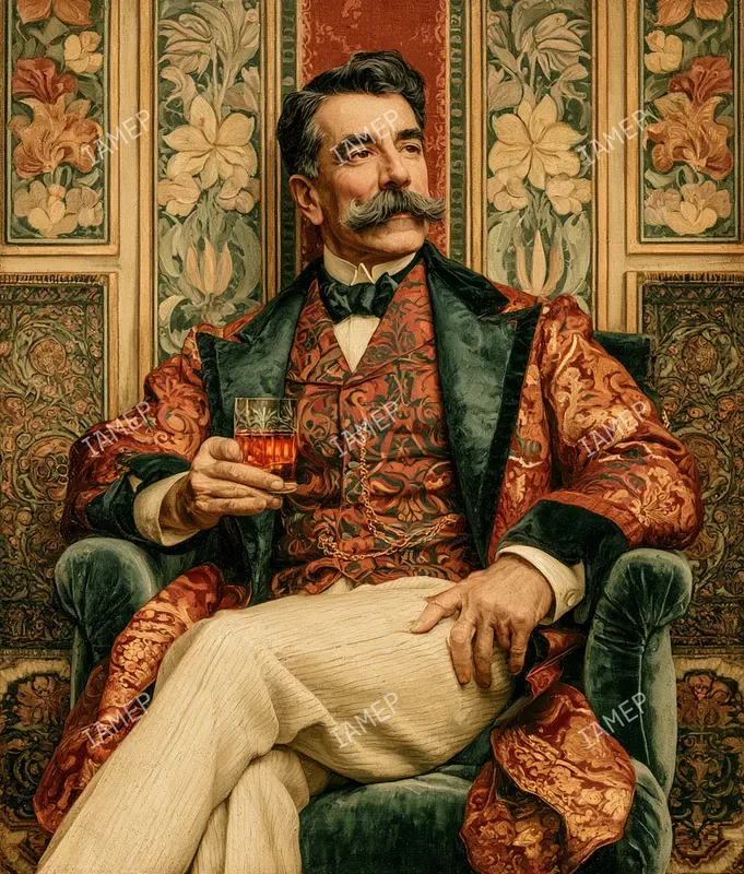 Elegant Aristocratic Oil Scenes