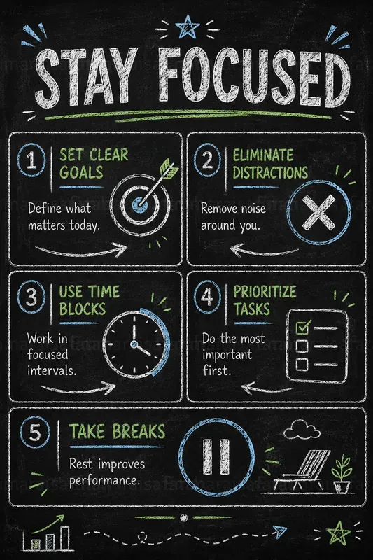 Chalkboard Infographic Posters
