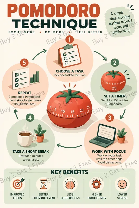 Productivity System Infographics