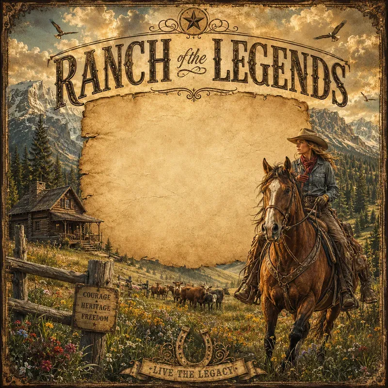 Western Ranch Heritage Posters