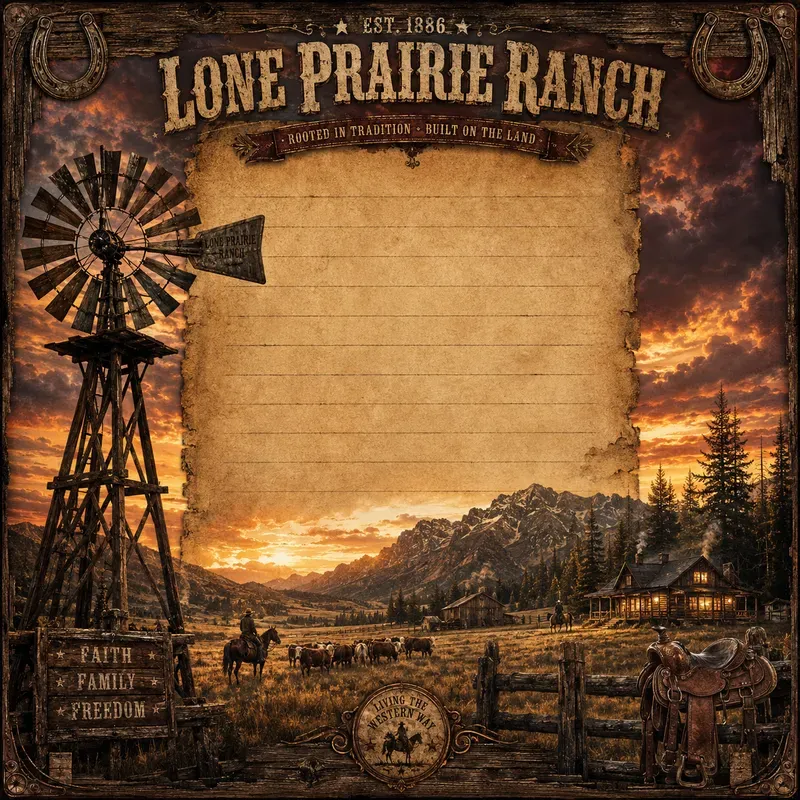 Western Ranch Heritage Posters