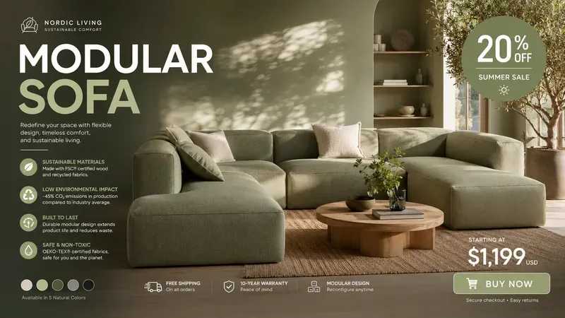 Ecohome Furniture Ecommerce UI Kits