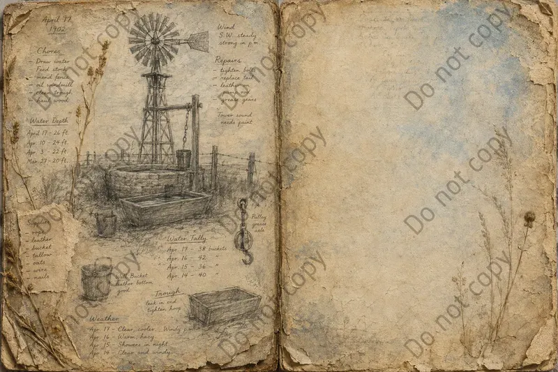 Prairie Homestead Journal Spreads