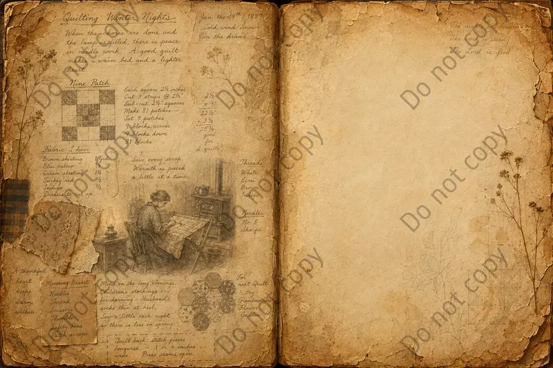Prairie Homestead Journal Spreads