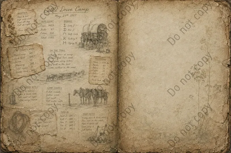 Prairie Homestead Journal Spreads