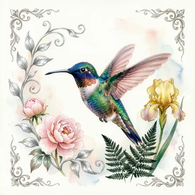 Elegant Botanical Illustrations