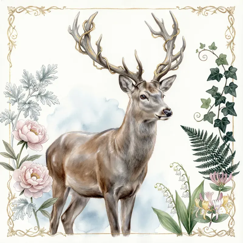 Elegant Botanical Illustrations