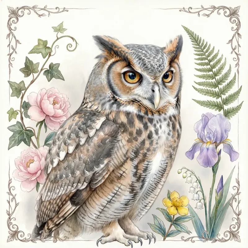 Elegant Botanical Illustrations