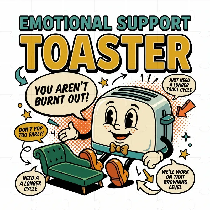Emotional Support Mascot Tshirts
