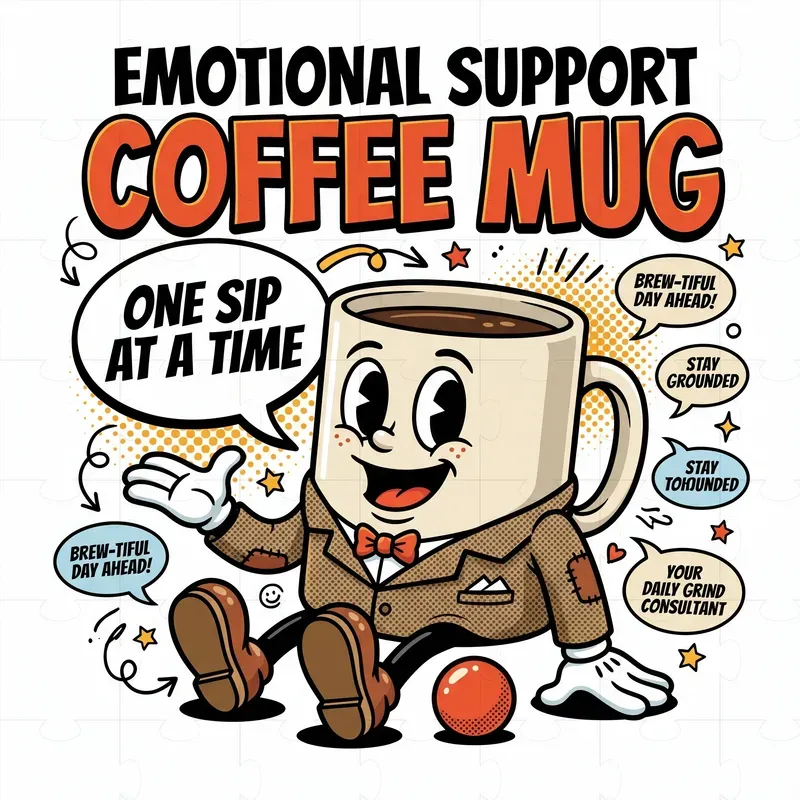 Emotional Support Mascot Tshirts