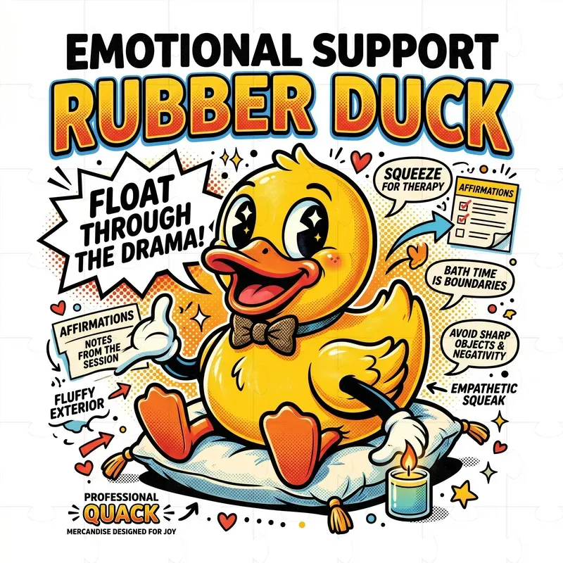Emotional Support Mascot Tshirts