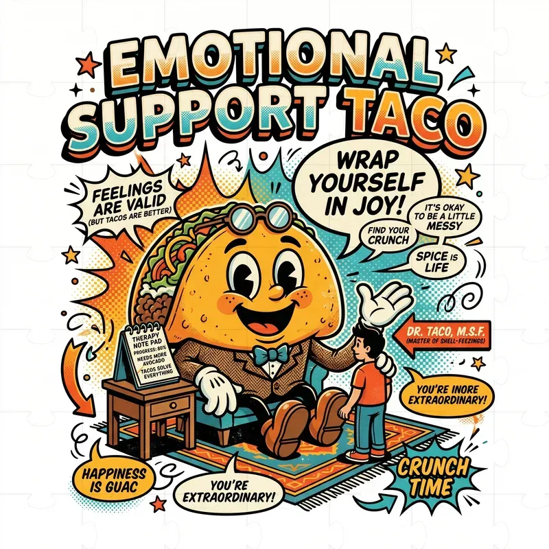 Emotional Support Mascot Tshirts