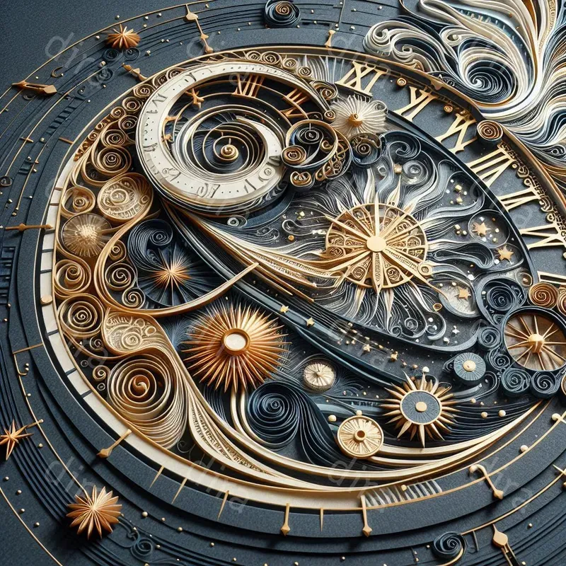 2D Paper Cuts Of Elegance Design