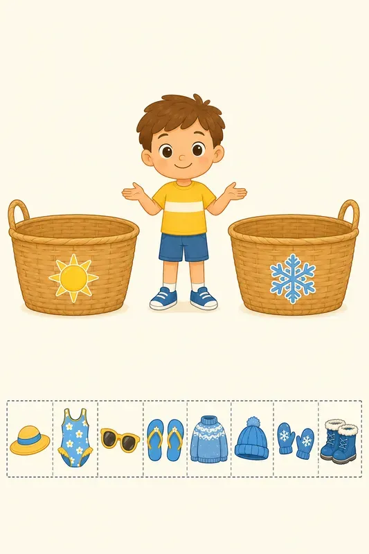 Cut And Paste Sorting Worksheet Generator