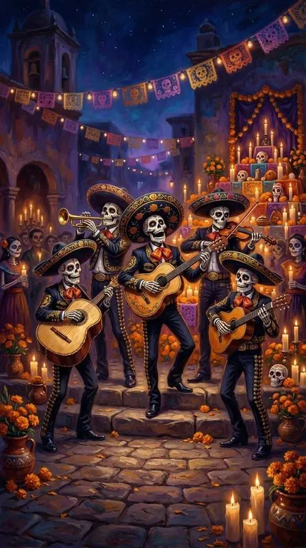Day Of The Dead Fantasy Compositions