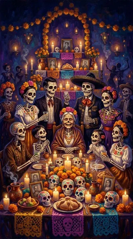 Day Of The Dead Fantasy Compositions