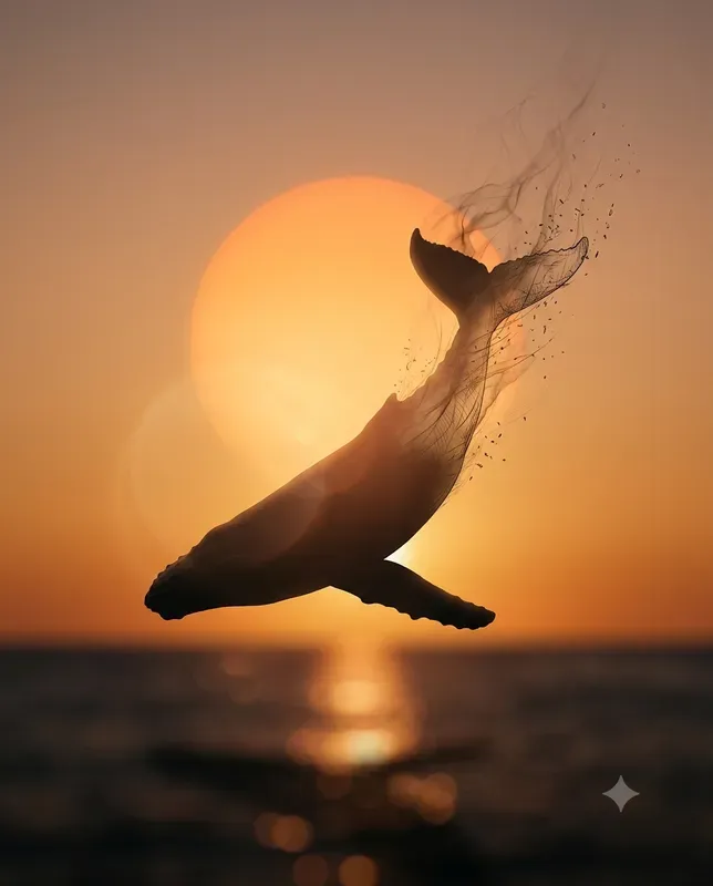 Silhouette Sun Dissolve Art