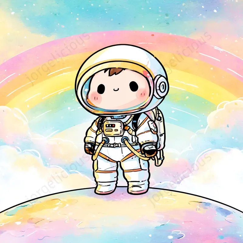 Cute Chibi Storybook Art