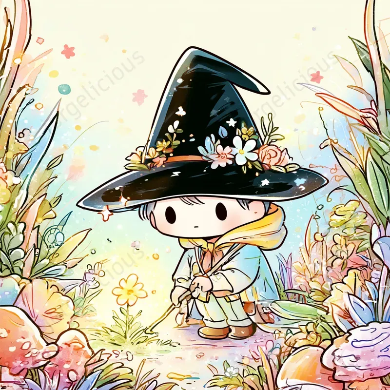 Cute Chibi Storybook Art