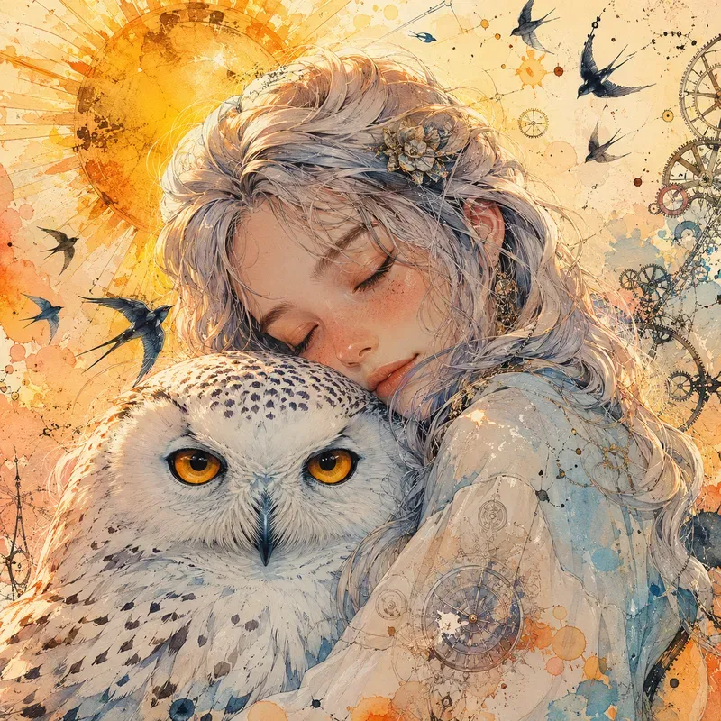 Ethereal Mixed Media Companion Portraits