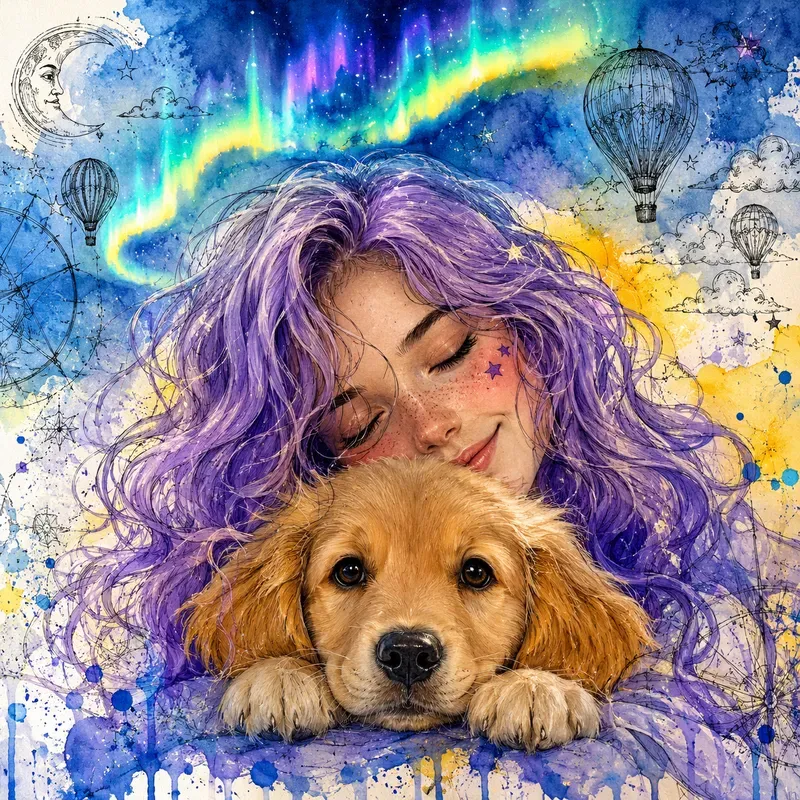 Ethereal Mixed Media Companion Portraits