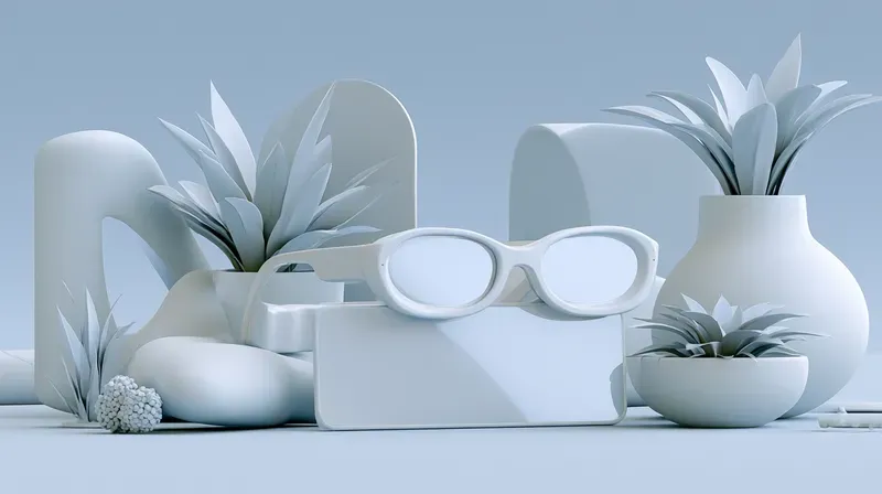 Premium 3D Clay UI Mockup Studios