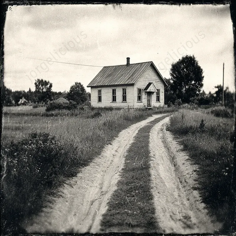 Aged Archival Photo Scenes