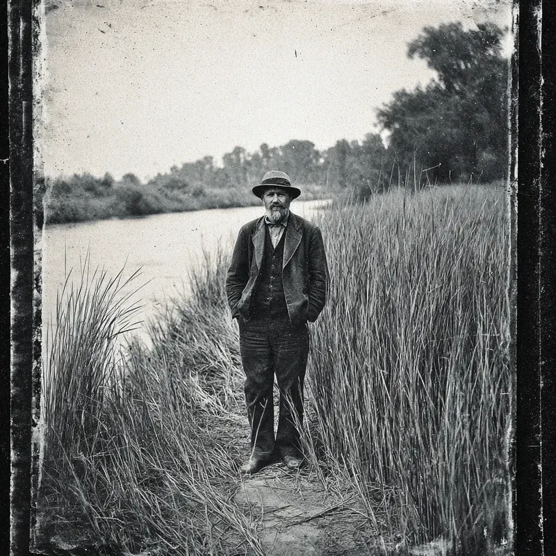 Aged Archival Photo Scenes