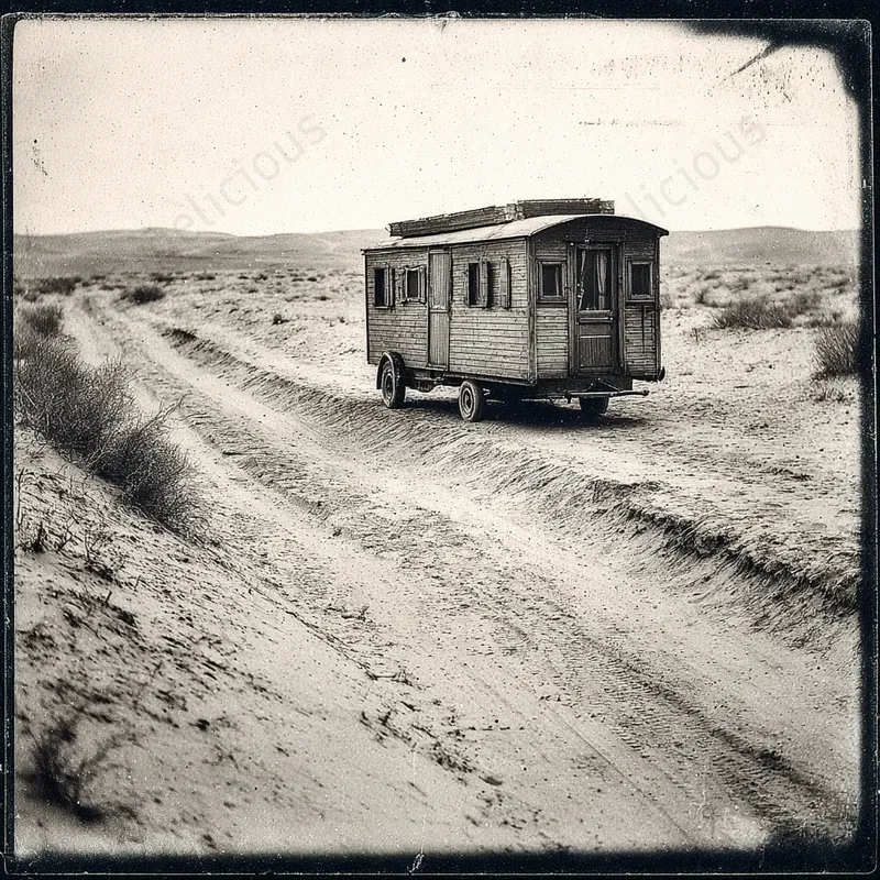 Aged Archival Photo Scenes