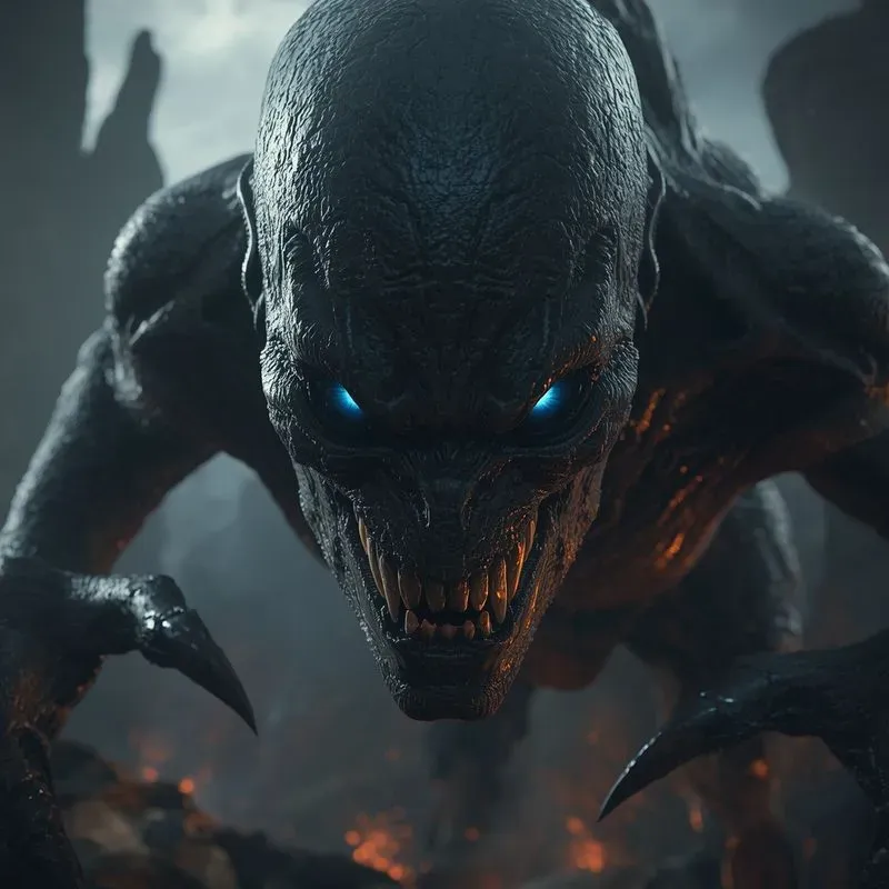Cinematic Dark Fantasy Monster Portraits
